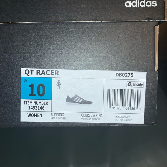 NIB Women’s size 10 Adidas Cloudfoam QT Racer Running Shoes. - Picture 10 of 10